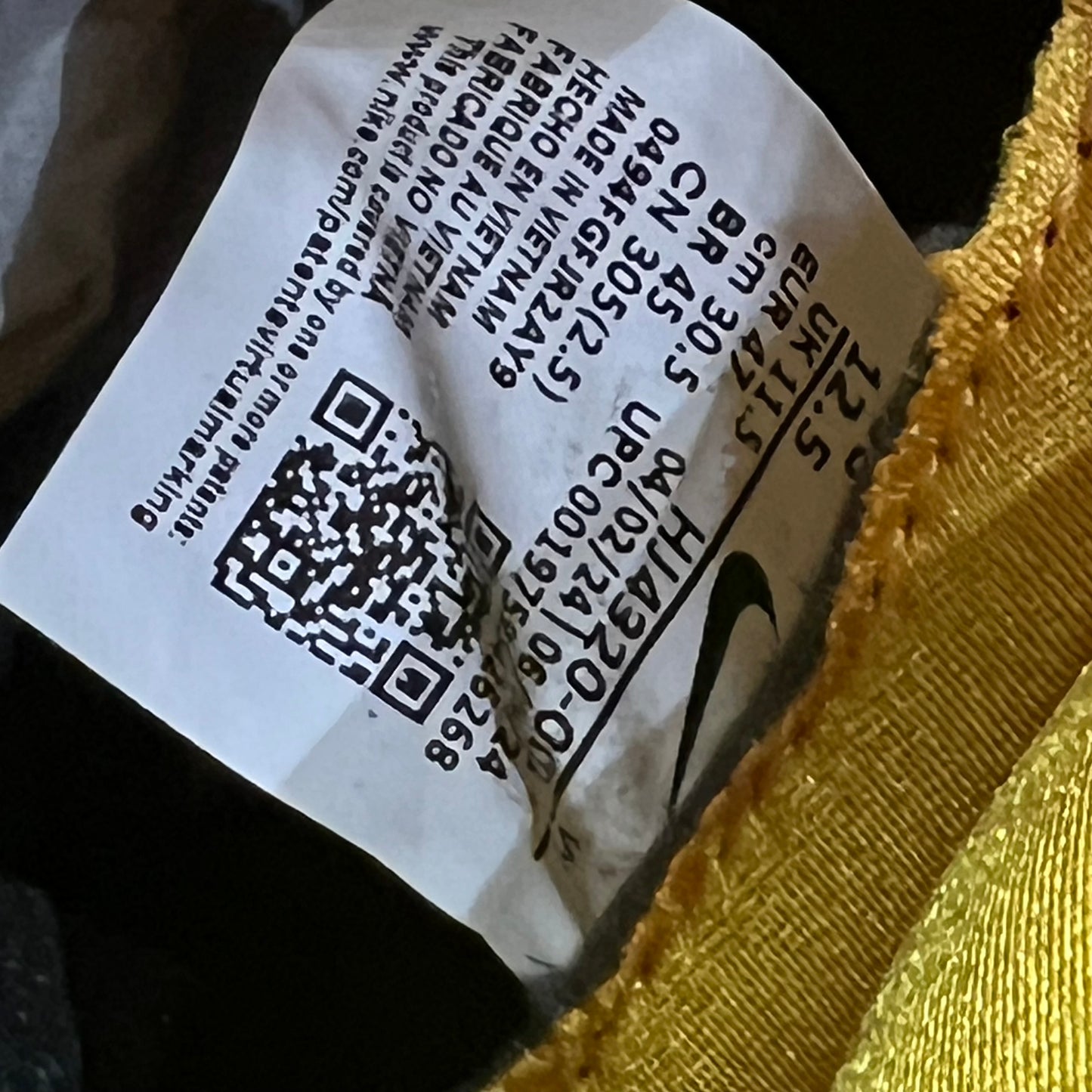 Nike Dunk High Wu-Tang (2024) Size 12.5 NEW s18508