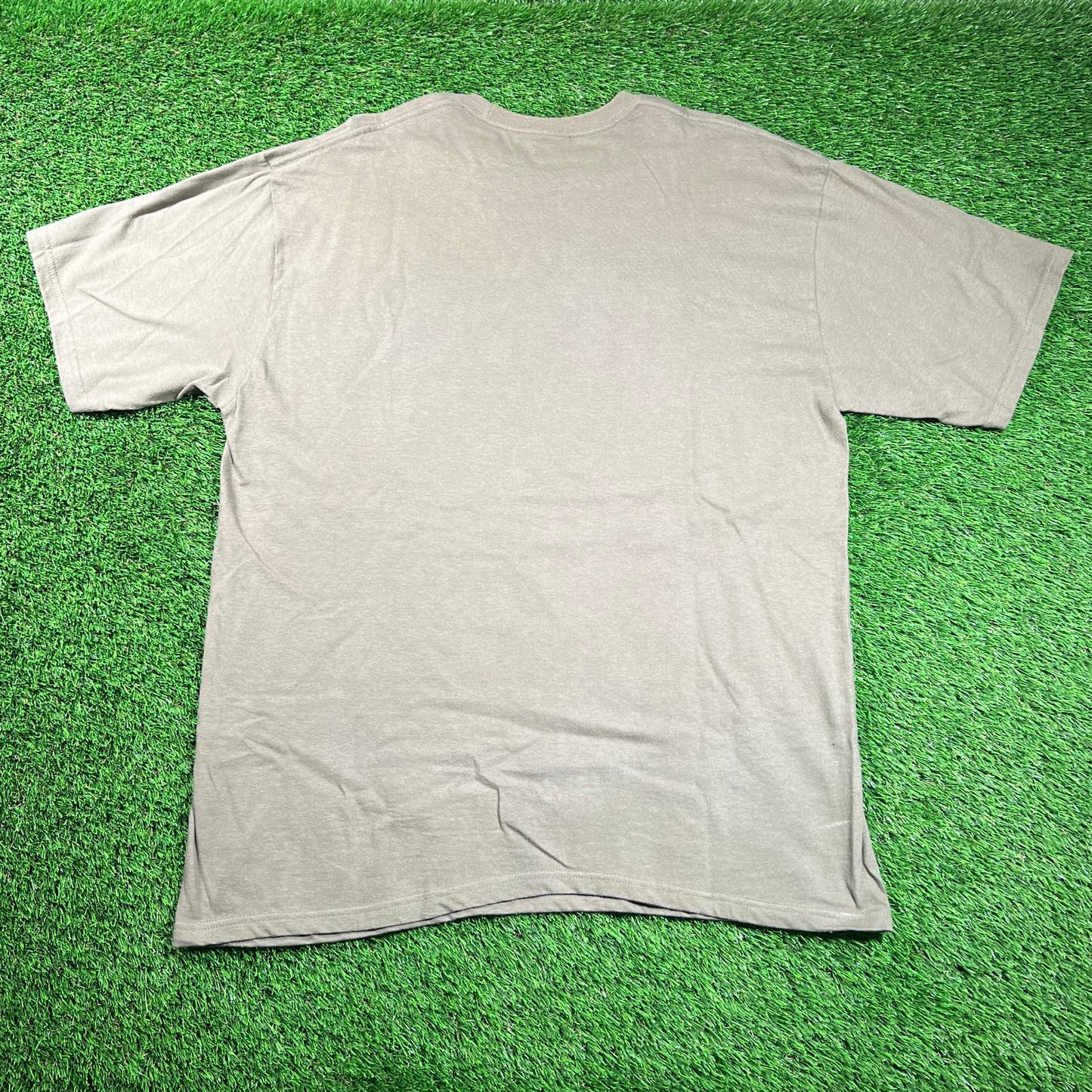 Y2K Stussy Olive International Sound System Tee Size XL USED x16475