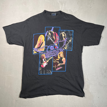 1990 Aerosmith North American Pump Tour Black Tee Size Large USED v16631