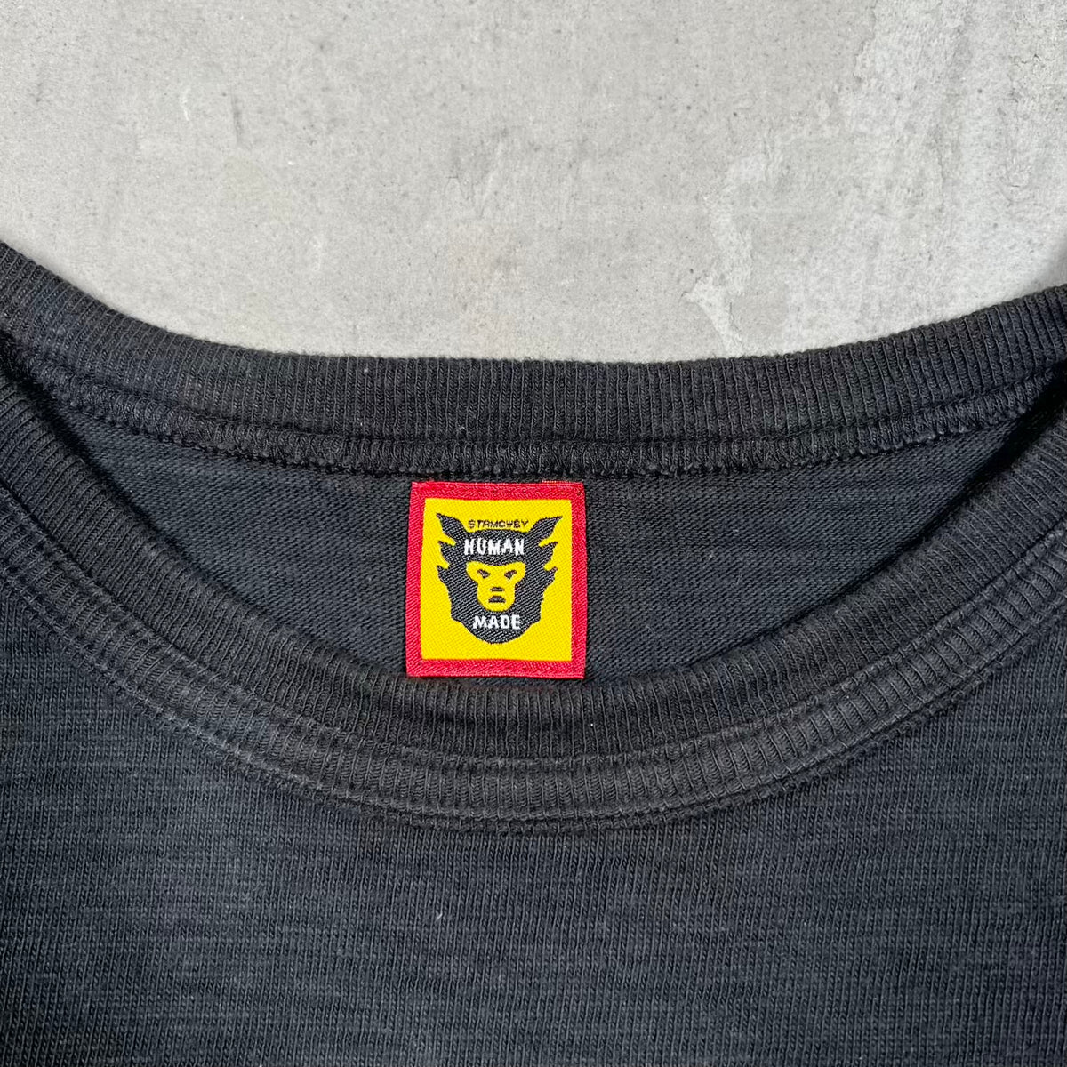 Human Made Kaws Black Tee Size XXL USED x18366