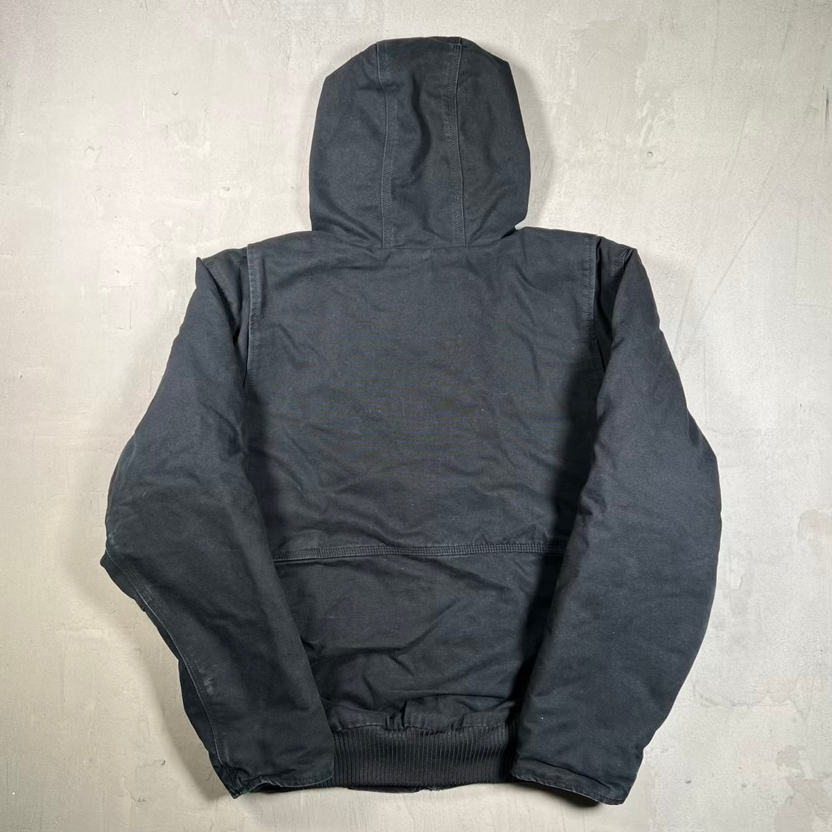 Carhartt Active Workwear Black Zip Up Jacket Size Large USED v20372