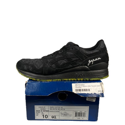 Asics Gel-Lyte 3 Beams Mita Souvenir Jacket Black (2016) Size 10 USED s19171