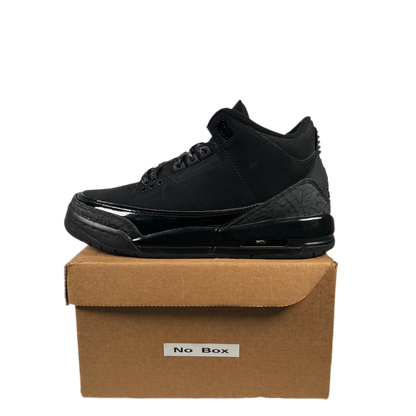 Jordan 3 Black Cat (2025) Size 5Y USED s18533