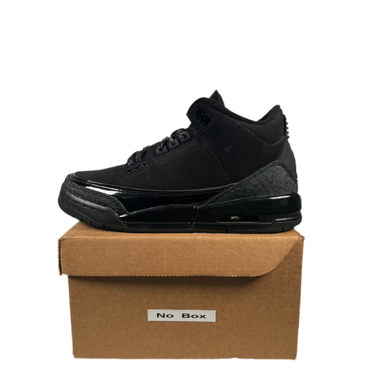 Jordan 3 Black Cat (2025) Size 5Y USED s18533