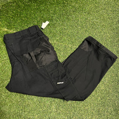 CAT Heavy Duty Black Workwear Pants Size 42 NEW x13837