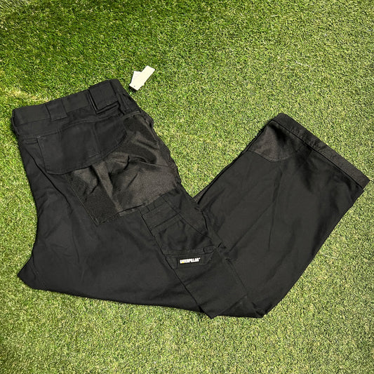 CAT Heavy Duty Black Workwear Pants Size 42 NEW x13837