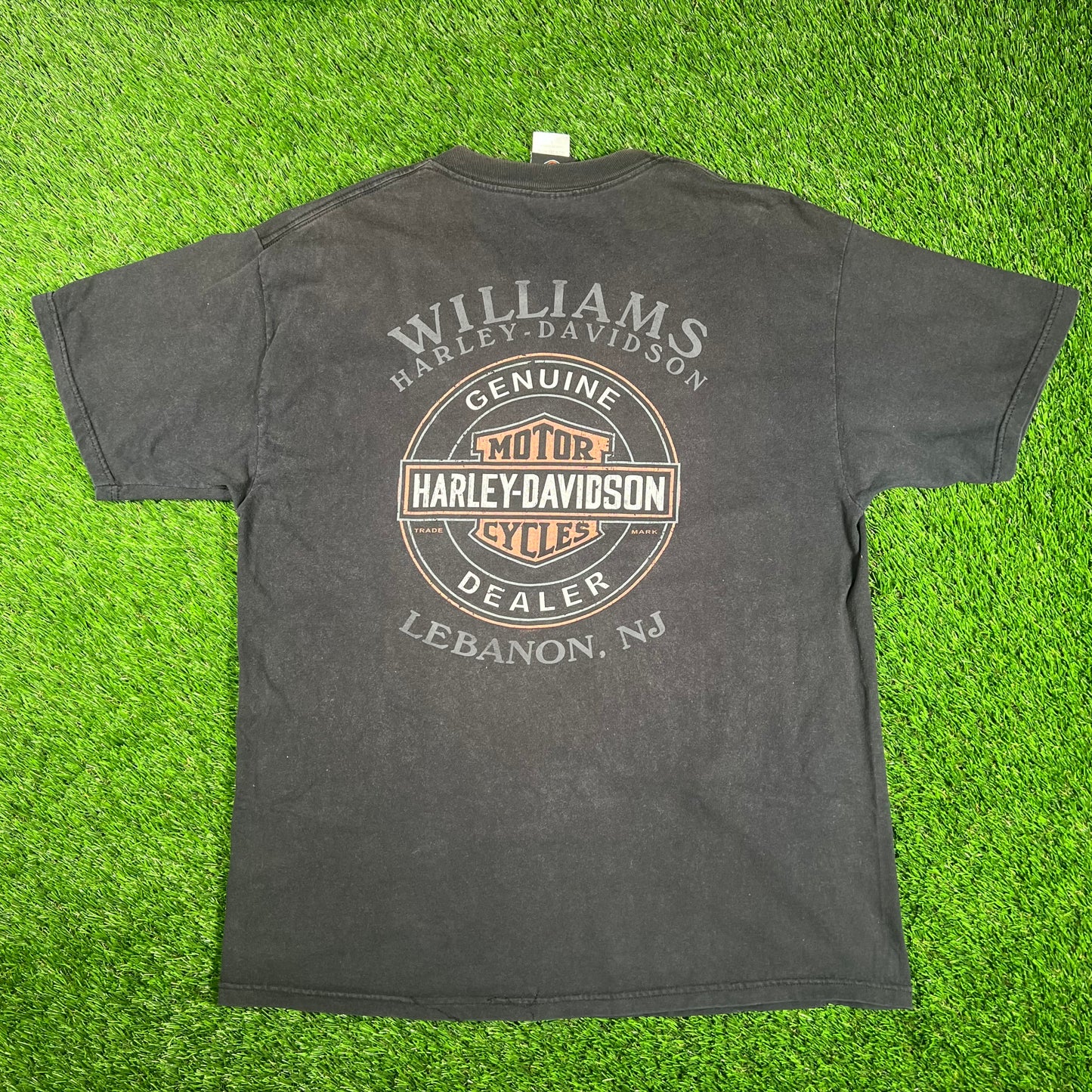 2007 Harley Davidson Black Lebanon NJ Tee Size Large USED v17988