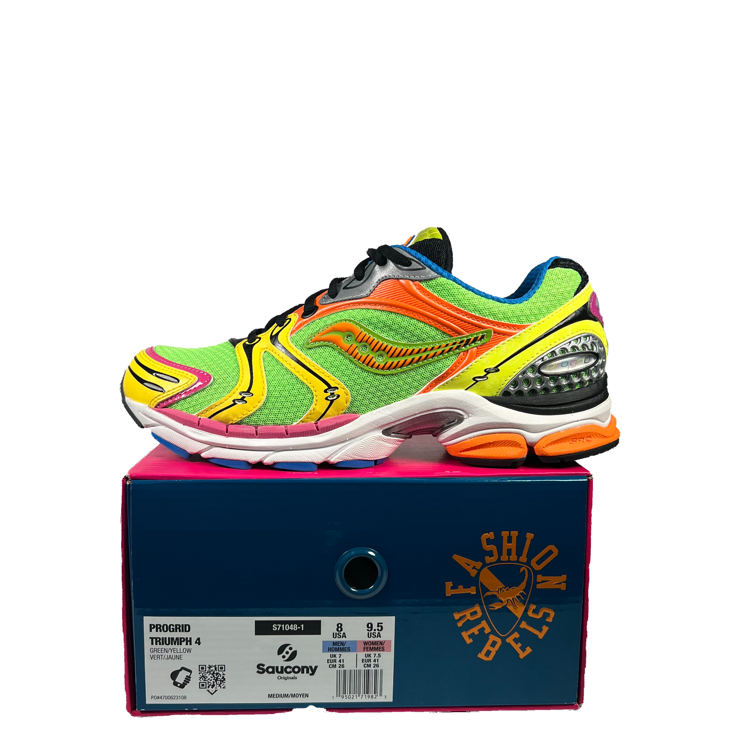 Saucony ProGrid Triumph 4 Westside Gunn Super FlyGod (2025) Size 8 USED s20275