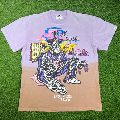 Warren Lotas Before We Fade To Black Tie Dye Tee Size Medium USED x15173