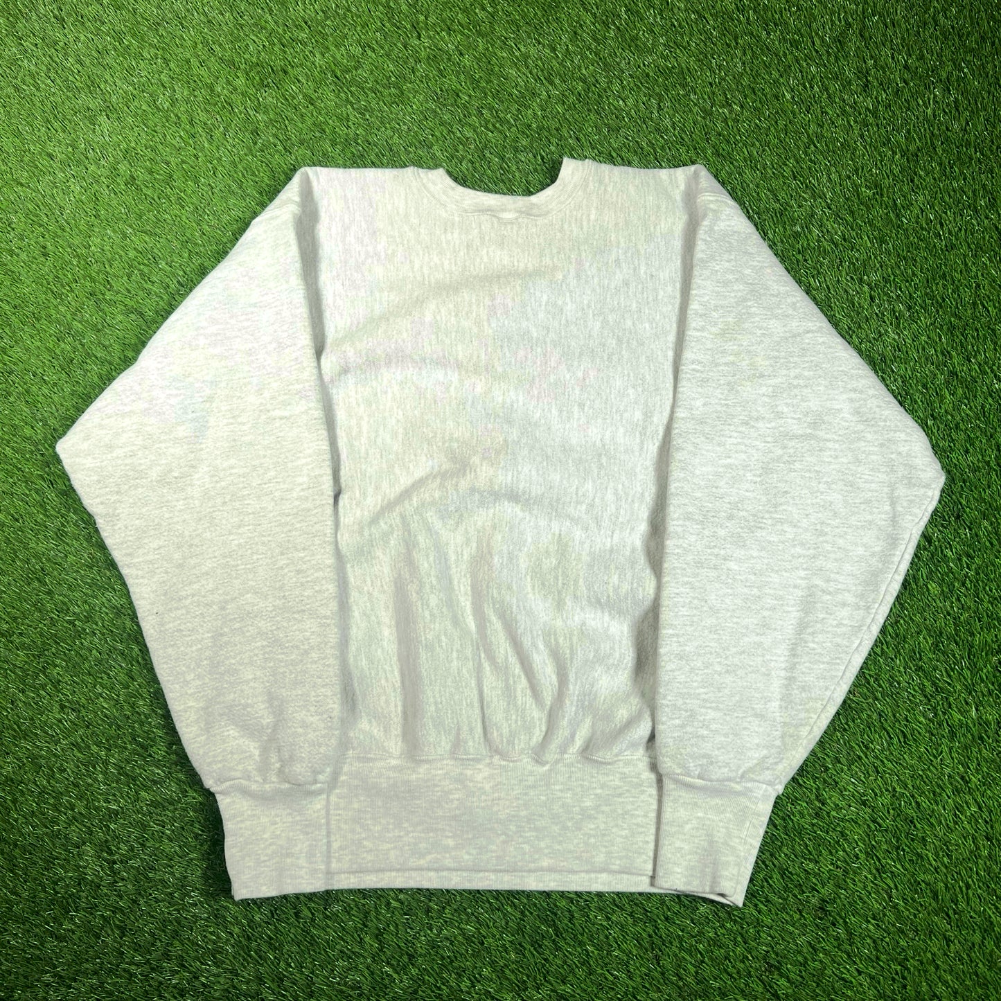 1980s Wake Forest University Crest Grey Crewneck Size Large USED v18200