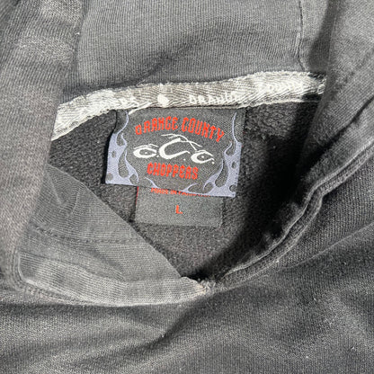 2010's Orange County Choppers Black Hoodie Size Large USED v18684