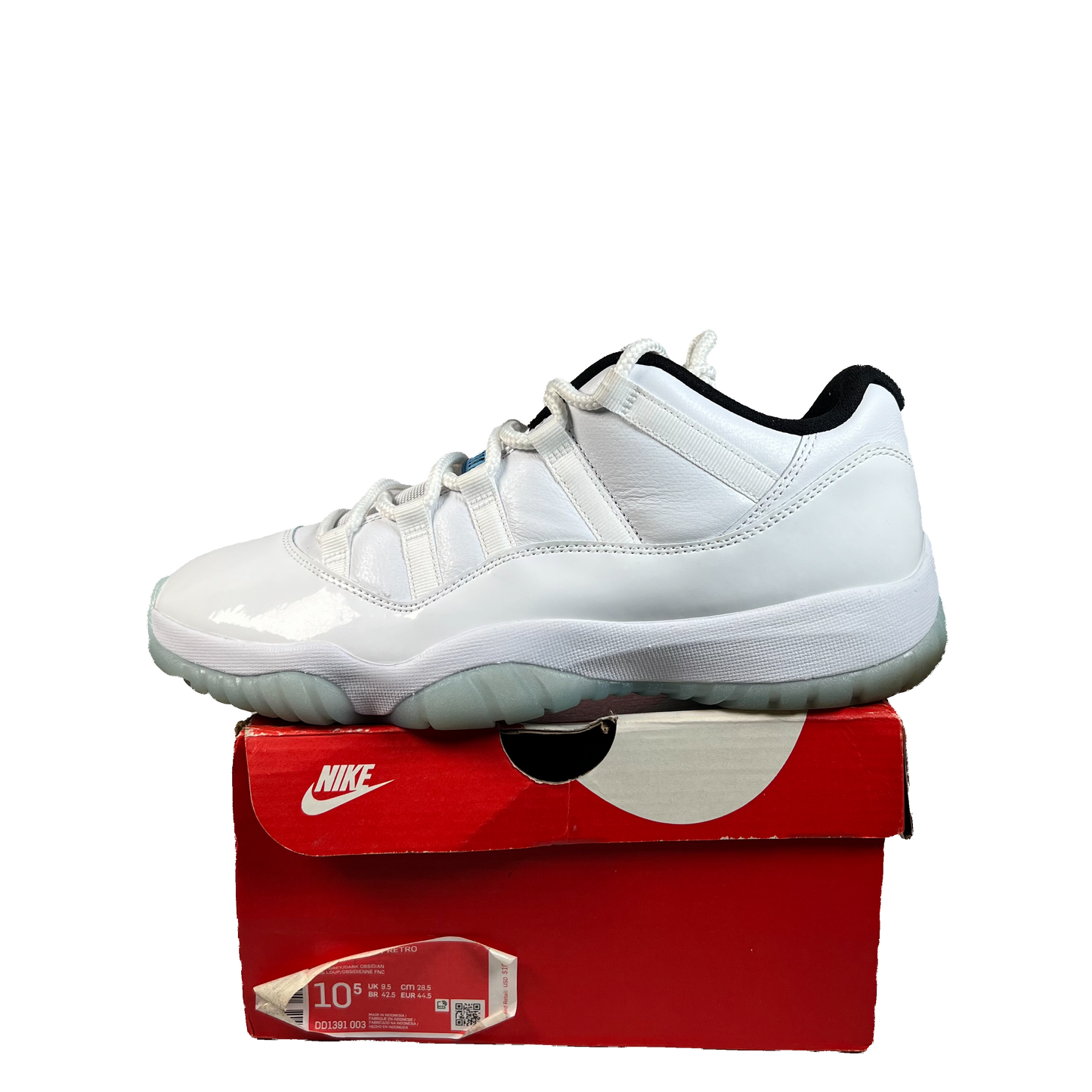 Jordan 11 Low Legend Blue (2021) Size 10.5 USED s22326