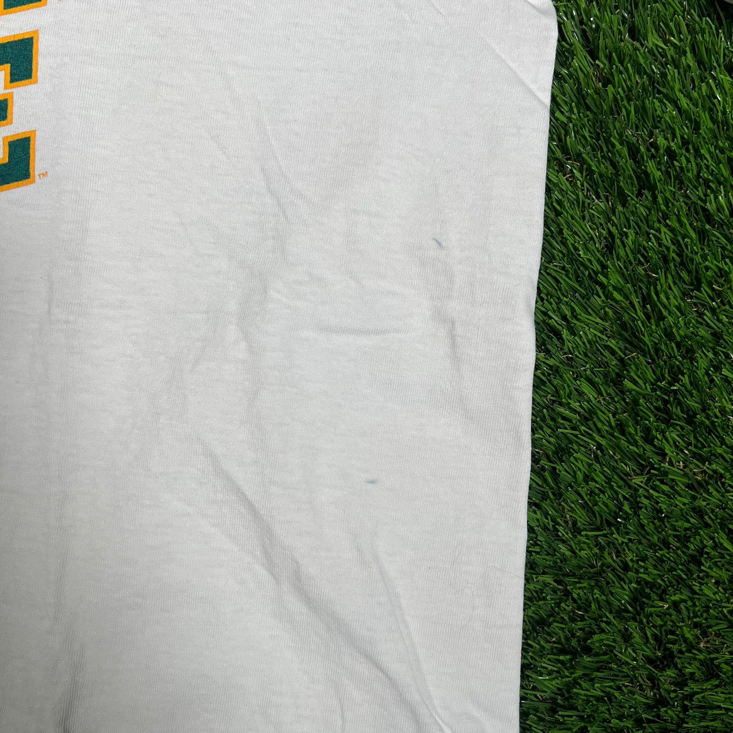 1990s Cleveland State Wrestling White Tee Size Large USED v17341