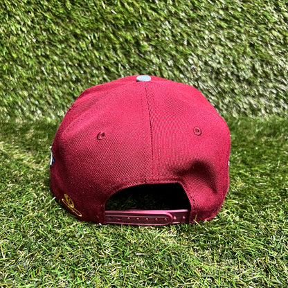 ABC Abandoned Child Red Snapback Size One Size USED v16040