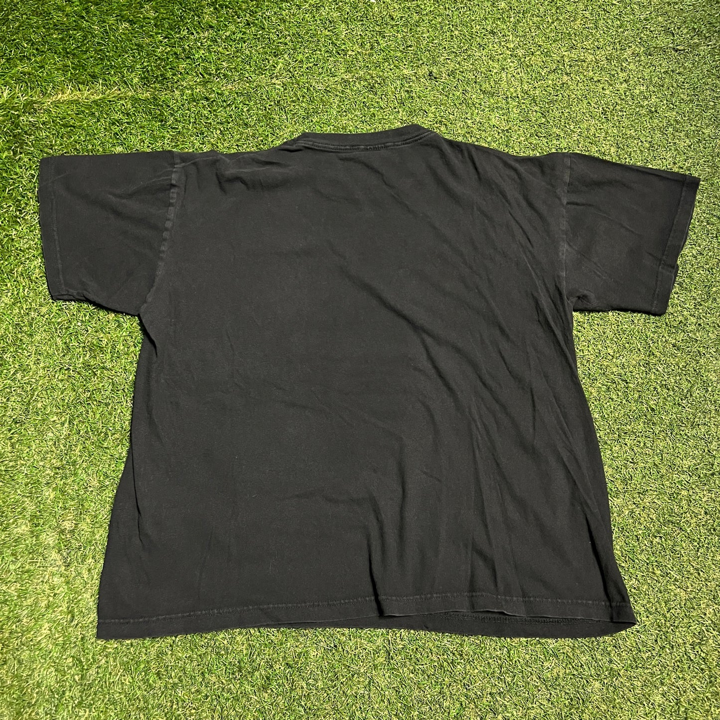 Y2K Metallica Local Crew Black Tee Size XL USED v16097