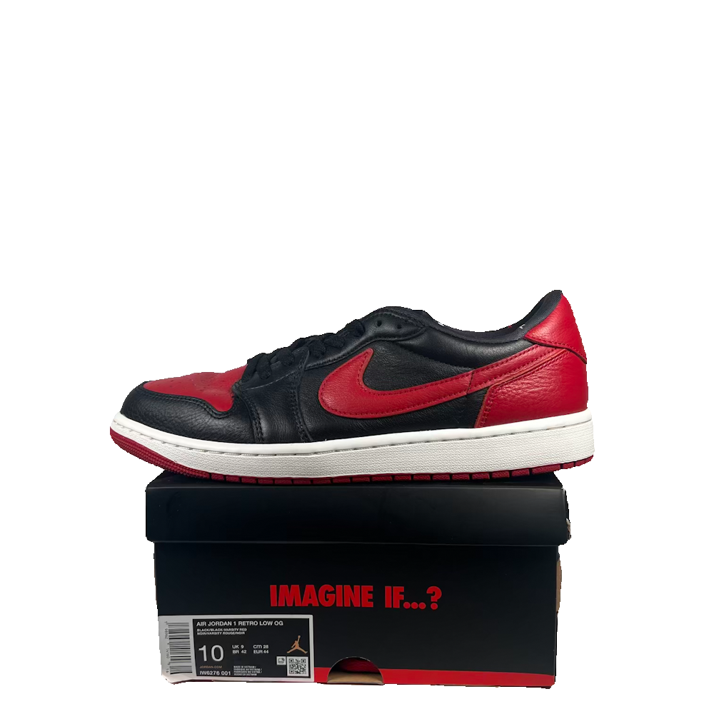 Jordan 1 Low Banned Bred (2026) Size 10 USED s23770