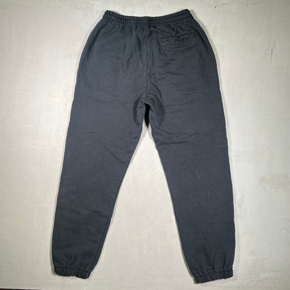 Eric Emanuel Black on Black Logo Sweatpants Size Large USED x17380