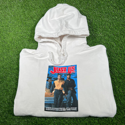 Kith Boyz n the Hood White Hoodie Size XL USED x12627