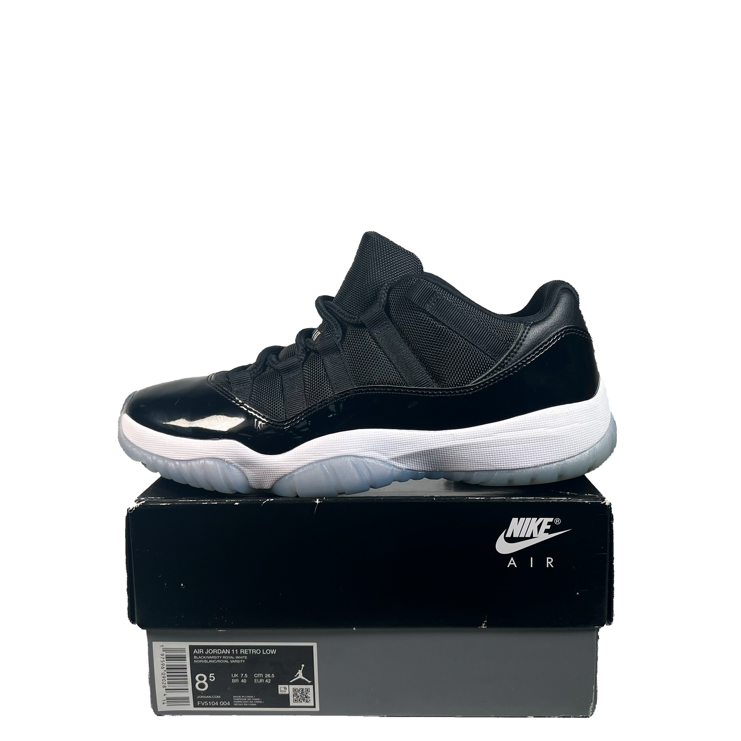 Jordan 11 Low Space Jam (2024) Size 8.5 USED s22506
