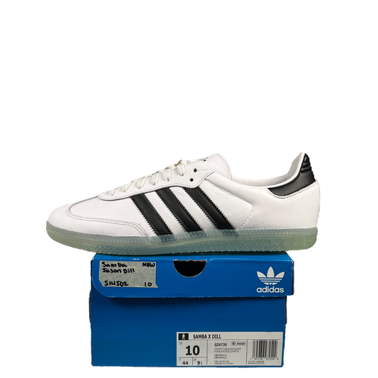 adidas Samba Jason Dill White Black Size 10 NEW s14502