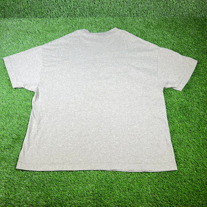 FOG Essentials Tab Collar Logo Grey Tee Size Medium USED x14347