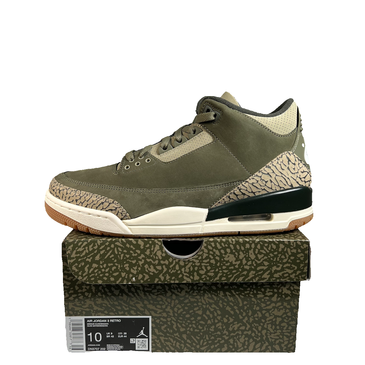 Jordan 3 Family Affair (2025) Size 10 NEW s22851