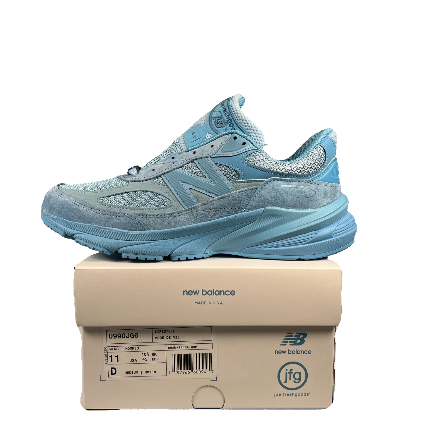 New Balance 990v6 MiUSA Joe Freshgoods Prom Blue Size 11 NEW s13889