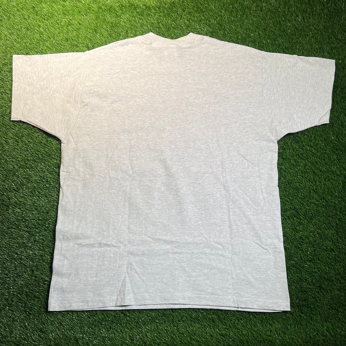 1996 New York Yankees Team Cartoon Champion Tee Grey Size XL USED v18823