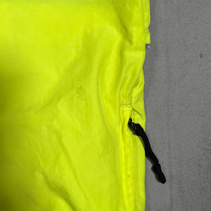 1990s Nike Neon Yellow Light Zip Up Windbreaker Size Medium USED v20346