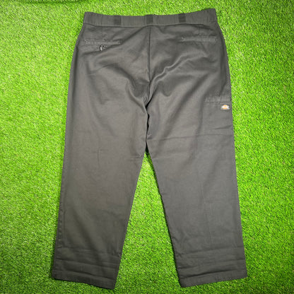 Dickies Straight Leg Black Pants Size 44x30 USED v18070