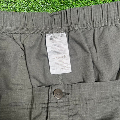Y2K Carhartt Light Work Wear Green Pants Size 3XL USED v18067