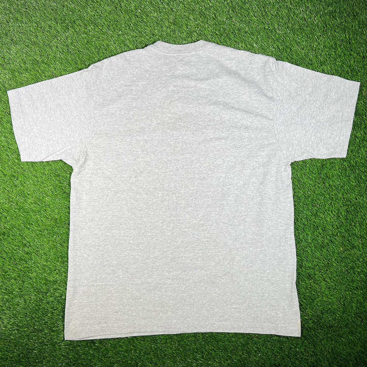 2007 Giants Eli Manning NFC Champs Grey Tee Size XL USED v17647