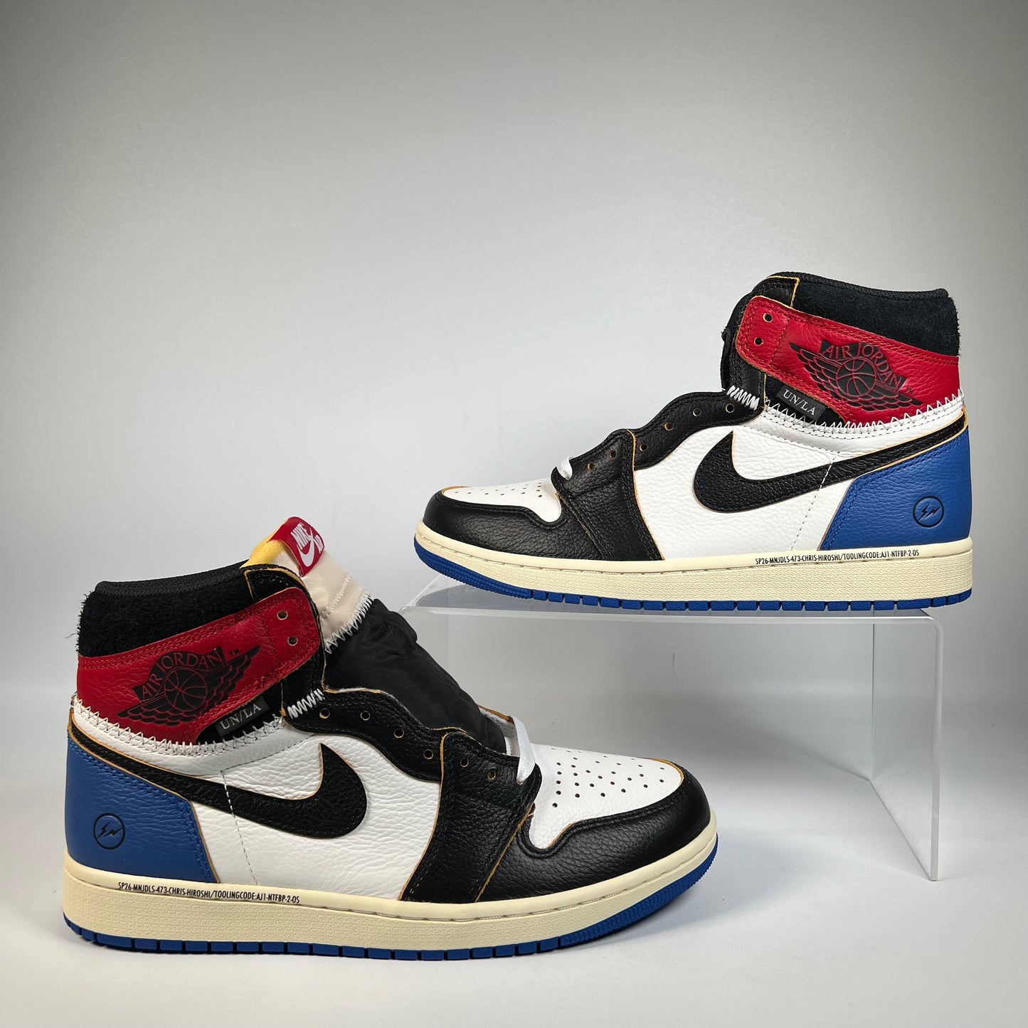 Jordan 1 High Fragment Union Varsity Red Sport Royal (2026) Size 9 NEW s21876