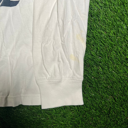 Palace White/Navy Tri Freg Longsleeve Size Medium USED x15819