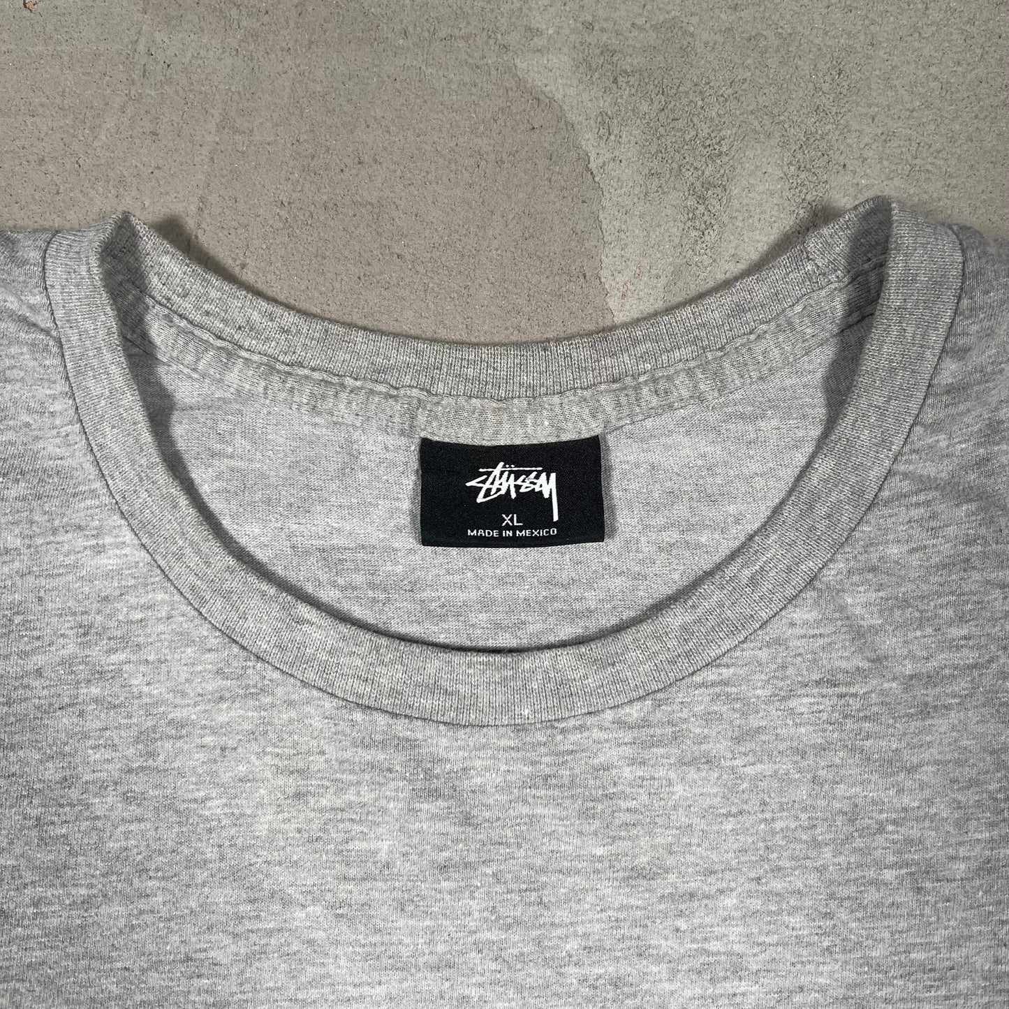 Stussy 8 Ball Yin Yang Grey Tee Size XL USED x17120
