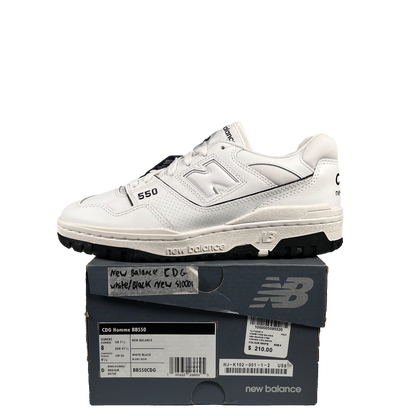 New Balance 550 CDG White/Black Size 8 NEW s10000