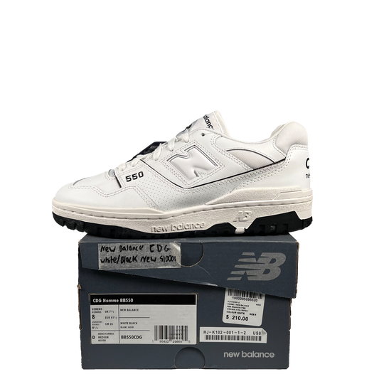 New Balance 550 CDG White/Black Size 8 NEW s10000