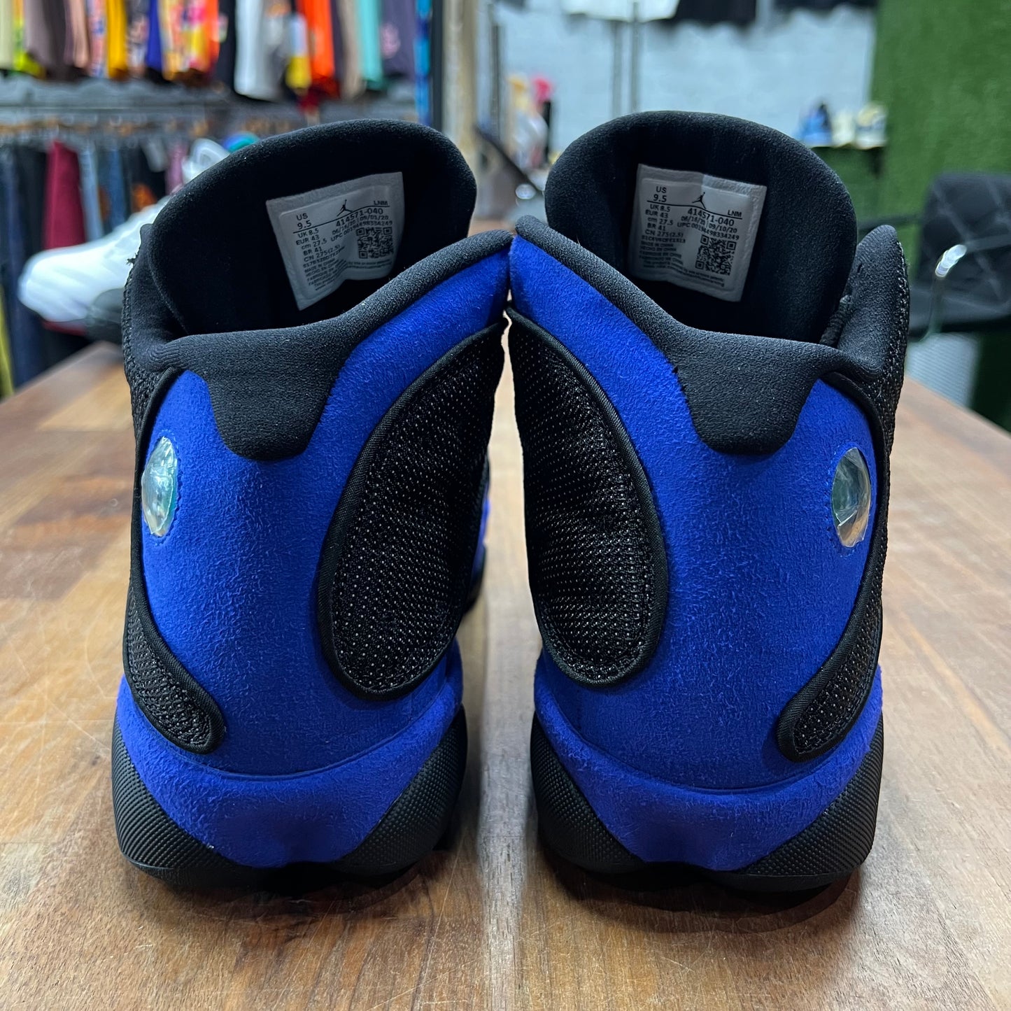 Jordan 13 Black Hyper Royal Size 9.5 NEW s17259