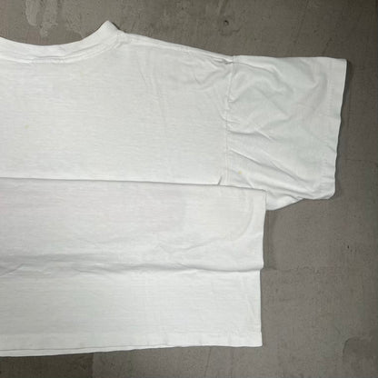 1990s Black Family  Wuz Up White Tee Size Large USED v20331
