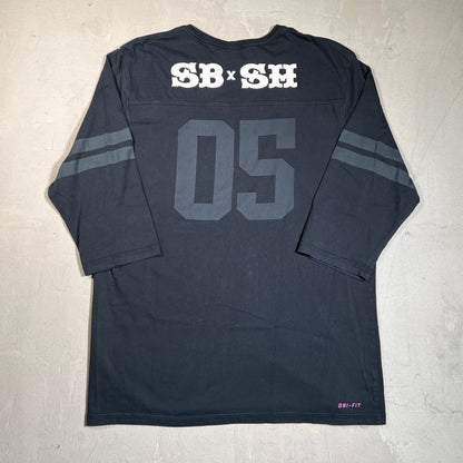 2006 Nike SB Send Help Promo Black Tee Size Large USED v19580