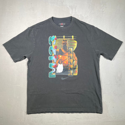 Jordan "MVP" Black Tee Size Large USED v19277