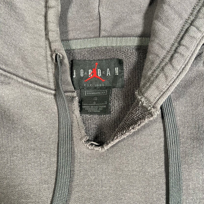 Jordan A Ma Maniere Cropped Grey Hoodie Size Large USED x16075