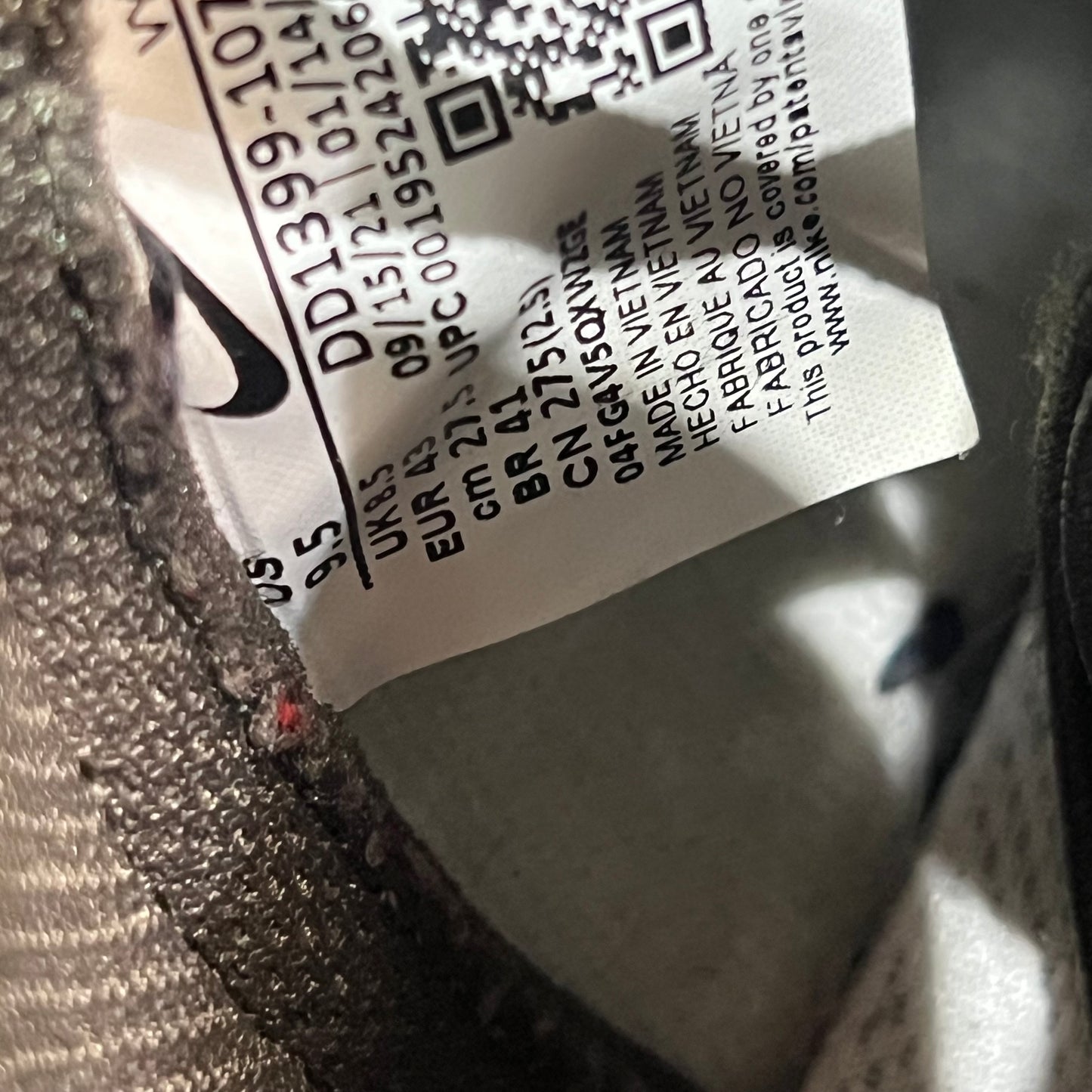 Nike Dunk High Cargo Khaki (2021) Size 9.5 USED s22380
