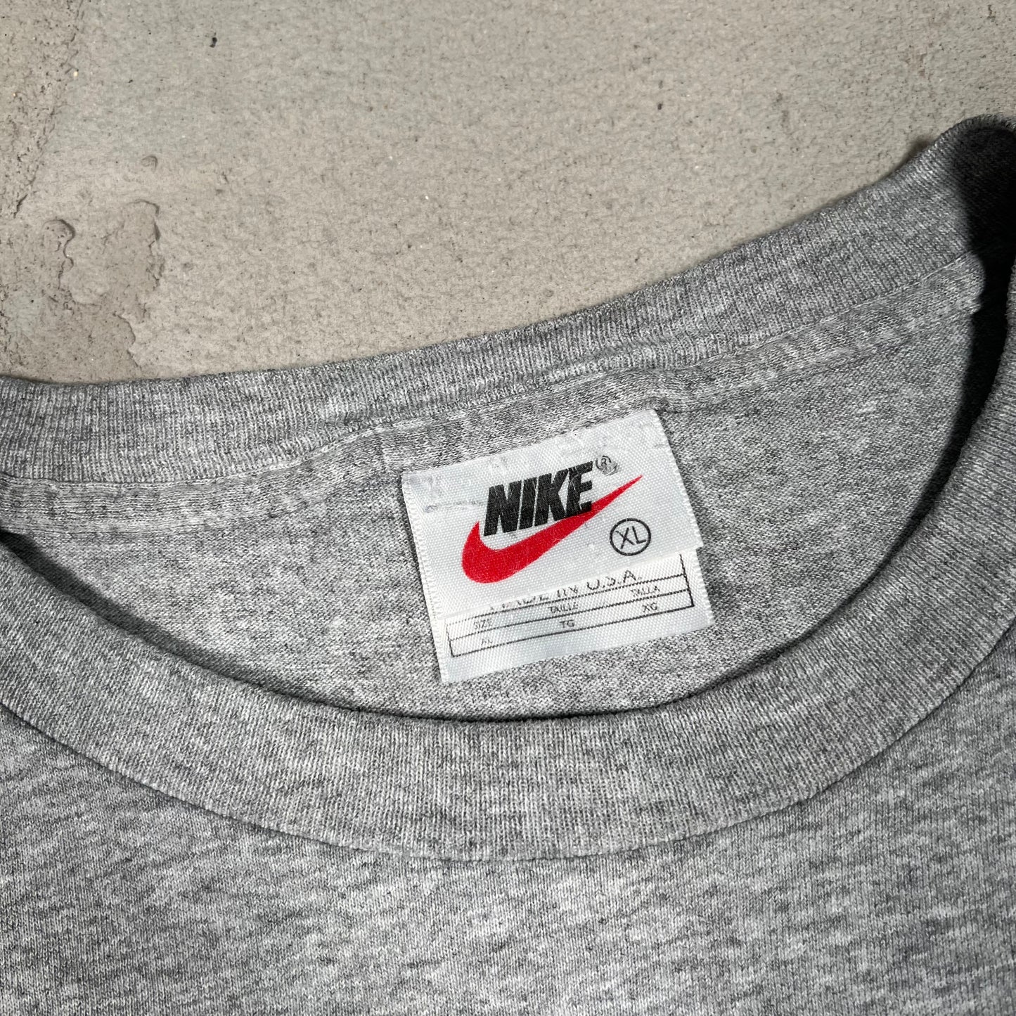 1996 Nike Jordan Film Reel Grey Tee Size XL USED v17279