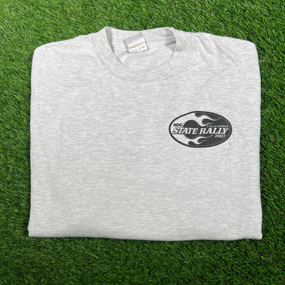 2007 California HOC State Rally Grey Longsleeve Size Medium USED v16996