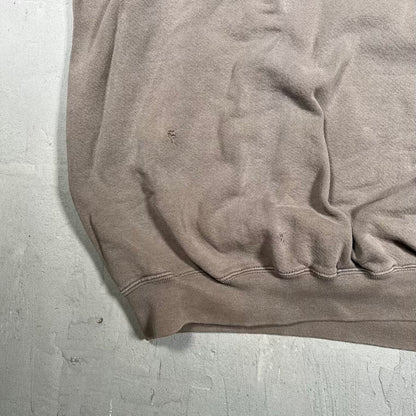 1990s Nike Washed Brown Crewneck Size XXL USED v20198