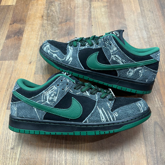 Nike SB Dunk Low There Skateboards Size 9 USED s16954
