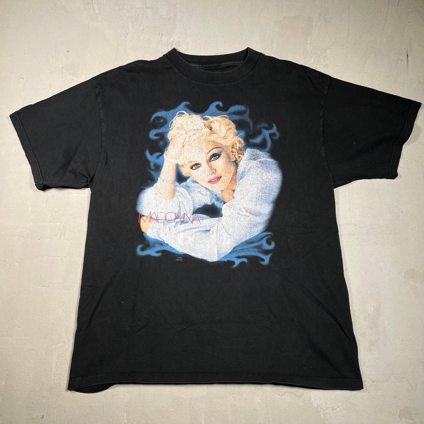 1994 Madonna "Bedtime Stories" Black Tee Size XL USED v16867