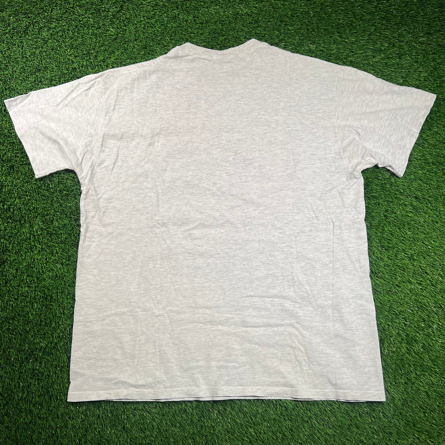 1997 New York Yankees Spellout Grey Tee Size XL USED v18471