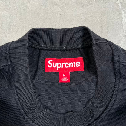 Supreme Paneled Piping Longsleeve Black (2025) Size Medium USED x18784
